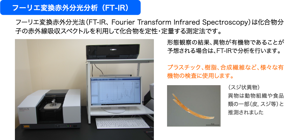 フーリエ変換赤外分光分析（FT-IR）